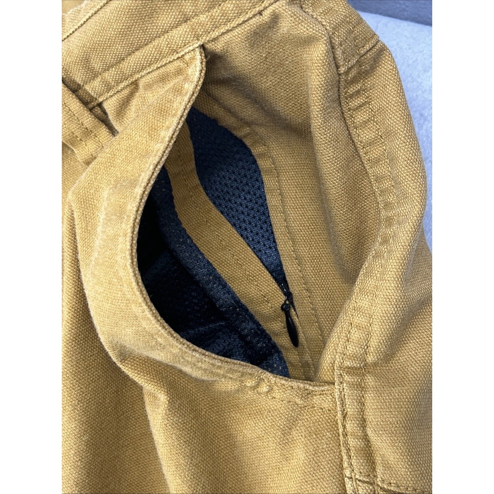 LIVSN Flex Canvas Pants V3 Men 32x29 Carmel Mustard Organic Cotton Blend Outdoor - Picture 11 of 13